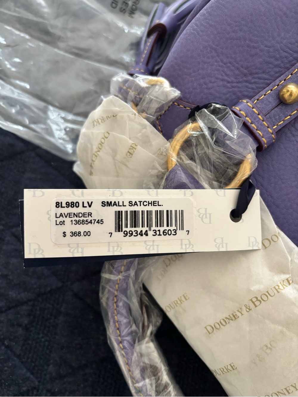 DOONEY & BOURKE || small satchel lavender - Picture 4 of 12